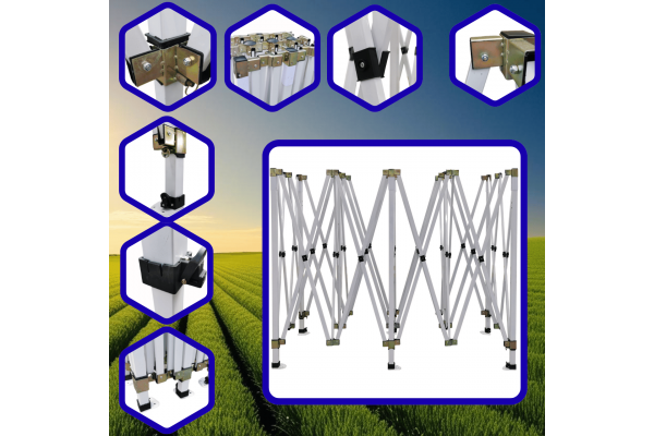 NAMIOT CIĘŻKI 3X3CZERWONY (ML)